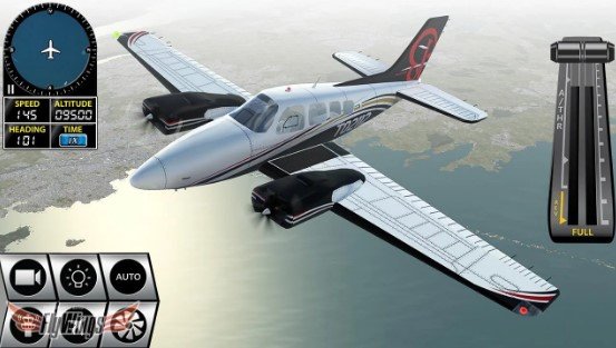 Flight Simulator X 2016 Air HD MOD APK + OBB for Android