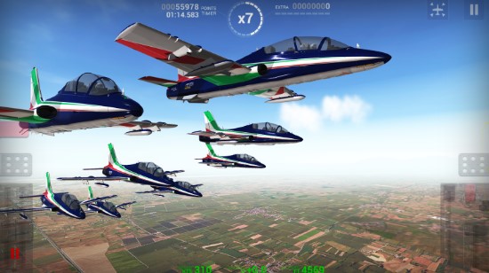 Frecce Tricolori Flight Sim MOD (Fuel/Unlocked) APK + OBB for Android